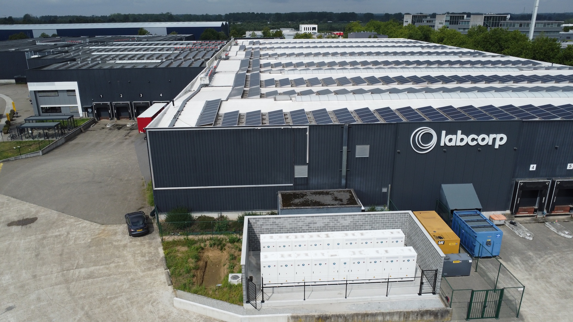 Montea Labcorp Batterij Energieopslag