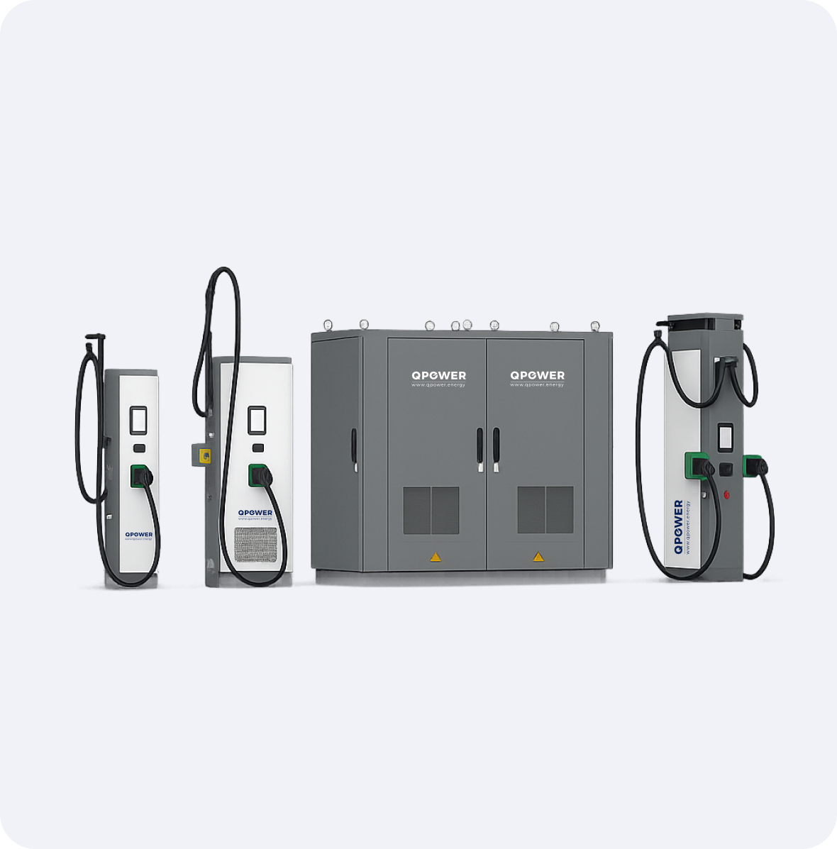 Sateliet Megawatt Lader serie QPOWER